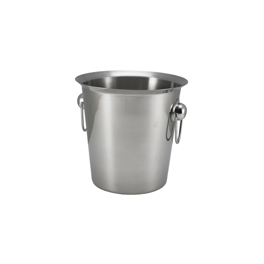Stainles Steel Wine Bucket With Ring Handles