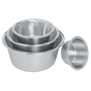 Mixing Bowl Flat Bottomed Stainless Steel 1ltr 15cm