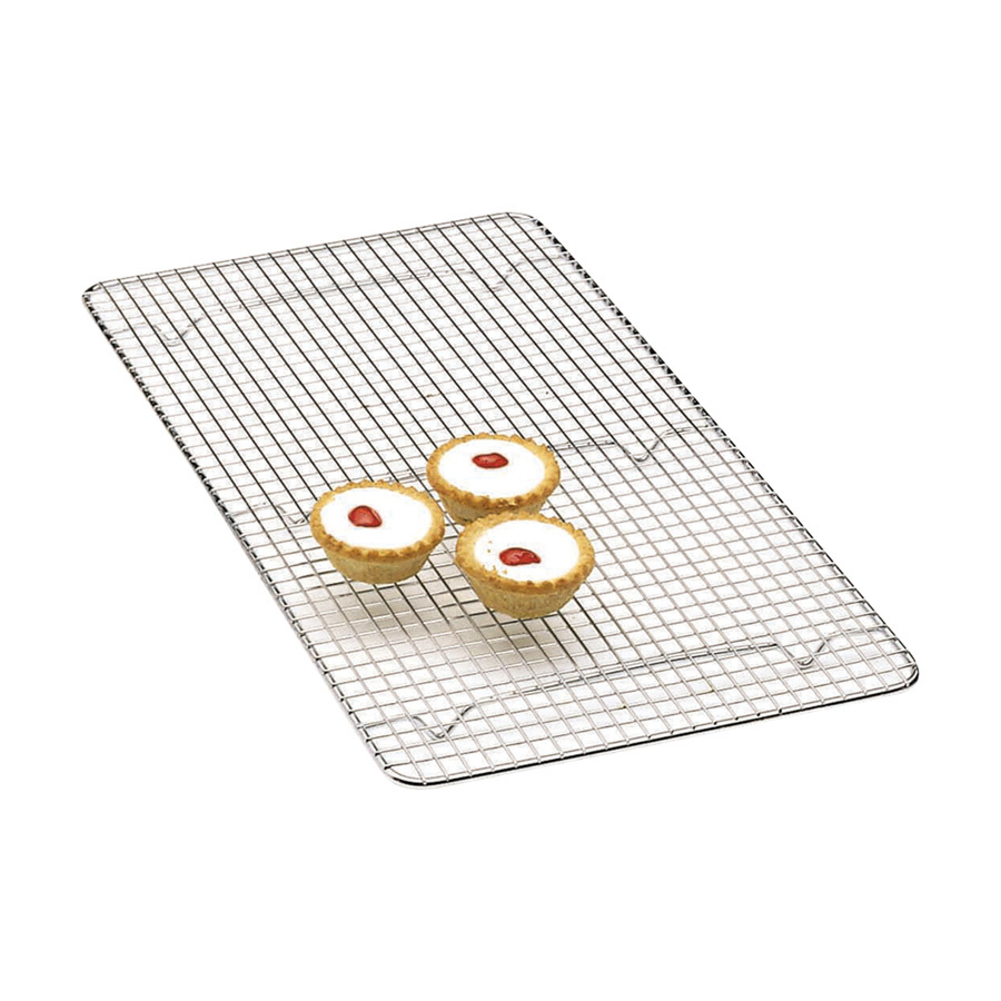 KitchenCraft Chrome Plated Oblong Cake Cooling Tray 45x26cm