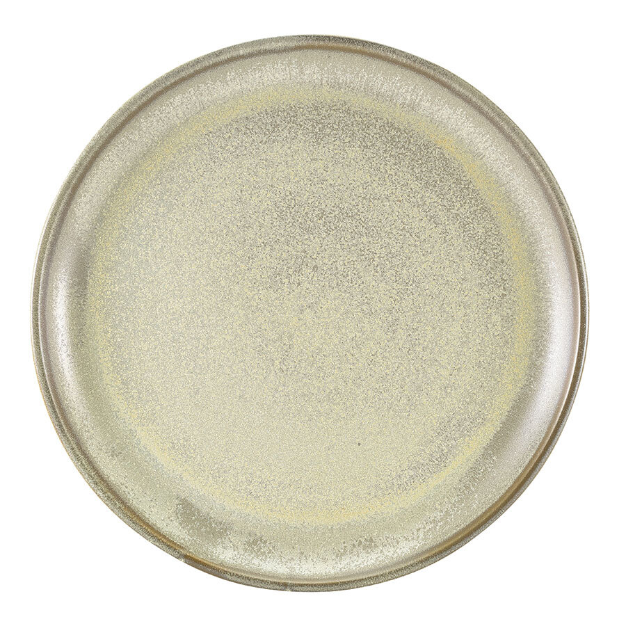 Genware Terra Porcelain Matte Grey Round Coupe Plate 30.5cm