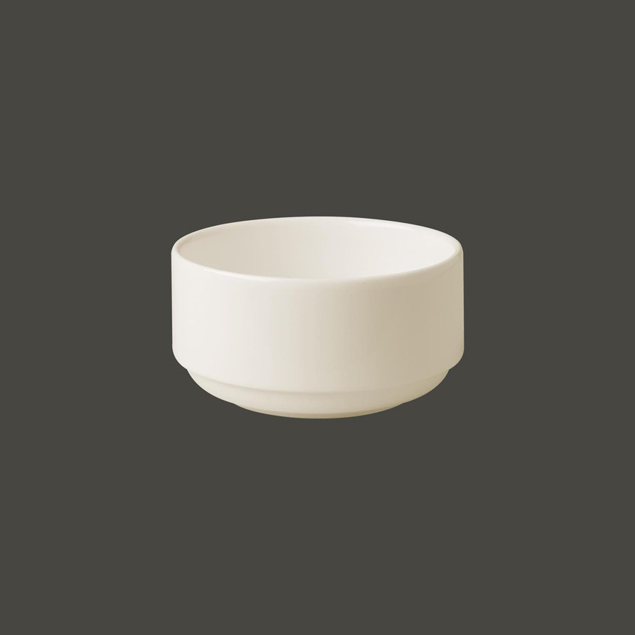 Rak Banquet Vitrified Porcelain White Round Bowl 12cm 48cl