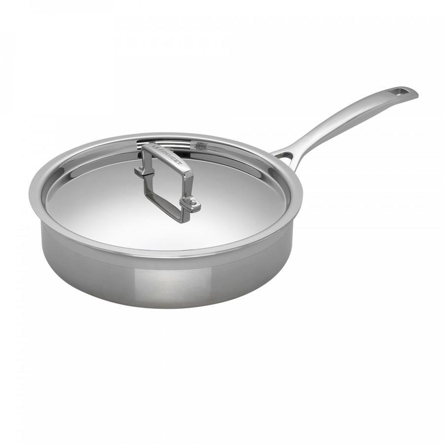 Le Creuset 3-Ply Stainless Steel Saute Pan 24cm