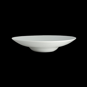 Rene Ozorio Essence White Porcelain Side Wing Bowl 24.1cm 11.1cl