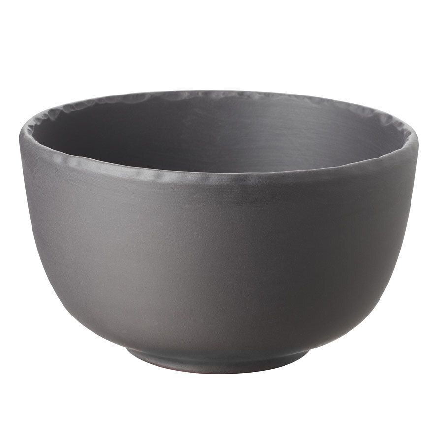 Revol Basalt Ceramic Black Round Bowl 14cm 60cl
