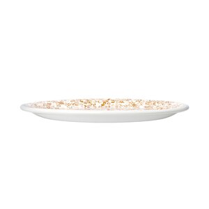 Steelite Ink Vitrified Porcelain Legacy Ginger Round Coupe Plate 25.25cm