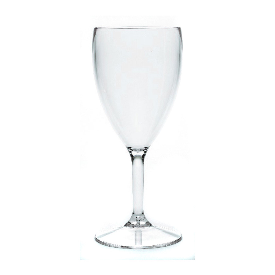 Diamond Wine Glass 9oz Lined 175ml Poly