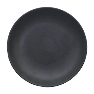 Artisan Andromeda Vitrified Stoneware Round Black Coupe Bowl 23cm