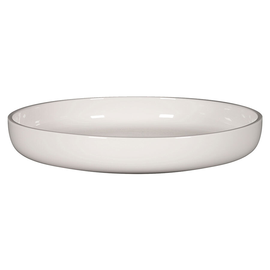Rak Ease Vitrified Porcelain White Round Deep Plate 29.6cm 215cl