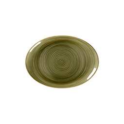 Rak Spot Vitrified Porcelain Emerald Oval Platter 32cm