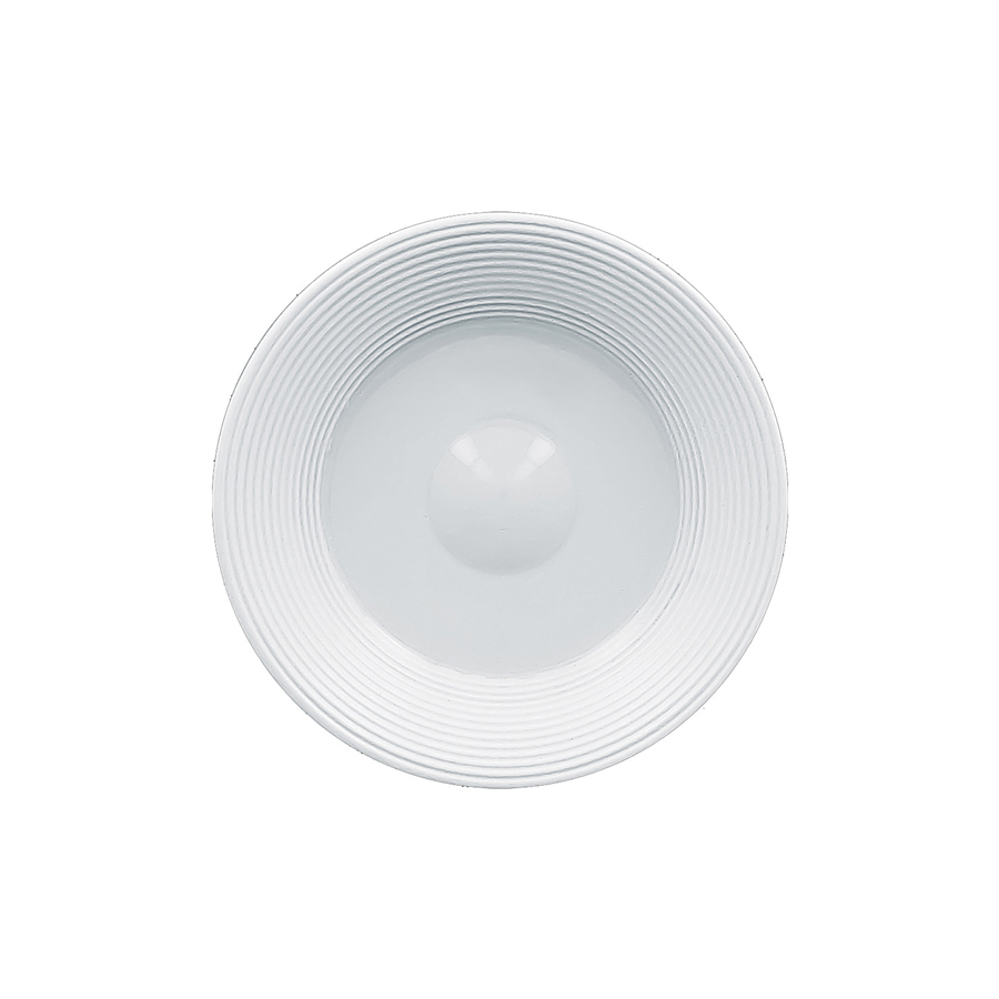 Rak Evolution Vitrified Porcelain White Round Saucer 13cm
