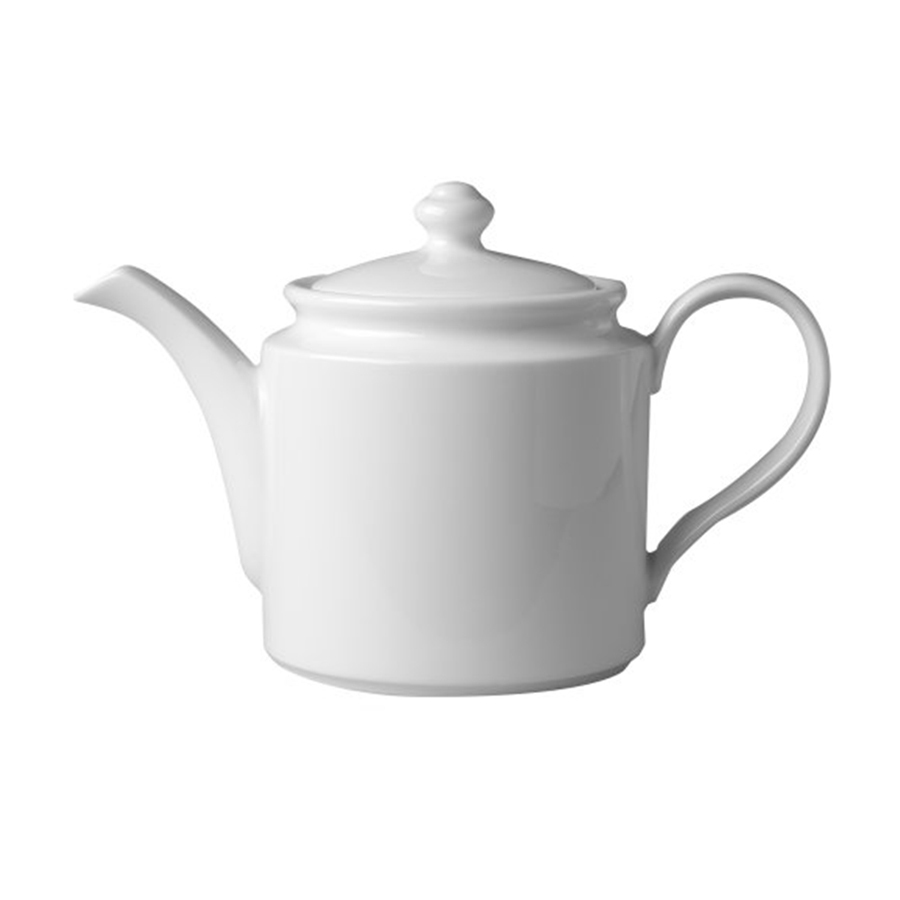 Rak Banquet Vitrified Porcelain White Teapot & Lid 40cl 13.5oz