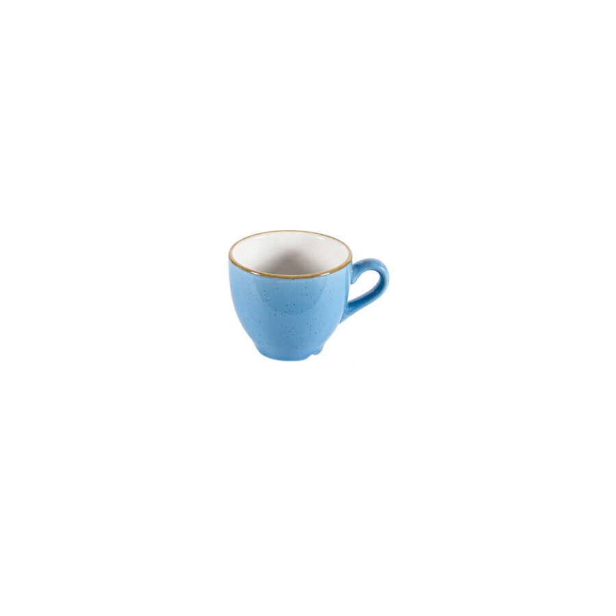 Churchill Stonecast Vitrified Porcelain Cornflower Blue Espresso Cup 10cl 3oz