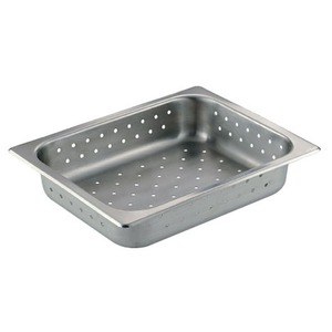 Prepara Gastronorm Perf Container 1/2 Stainless Steel 265x65mm