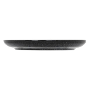 Artisan Granite Vitrified Fine China Black Round Plate 17cm