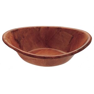 Wooden Bowl Oval 23cm