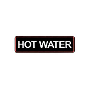 Bravilor Airpot Sticker - HOT WATER