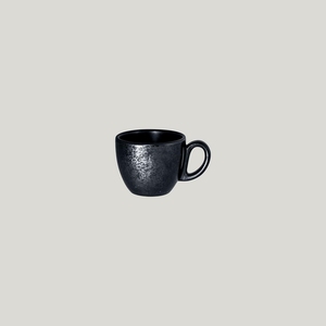 Rak Karbon Vitrified Porcelain Black Espresso Cup 9cl