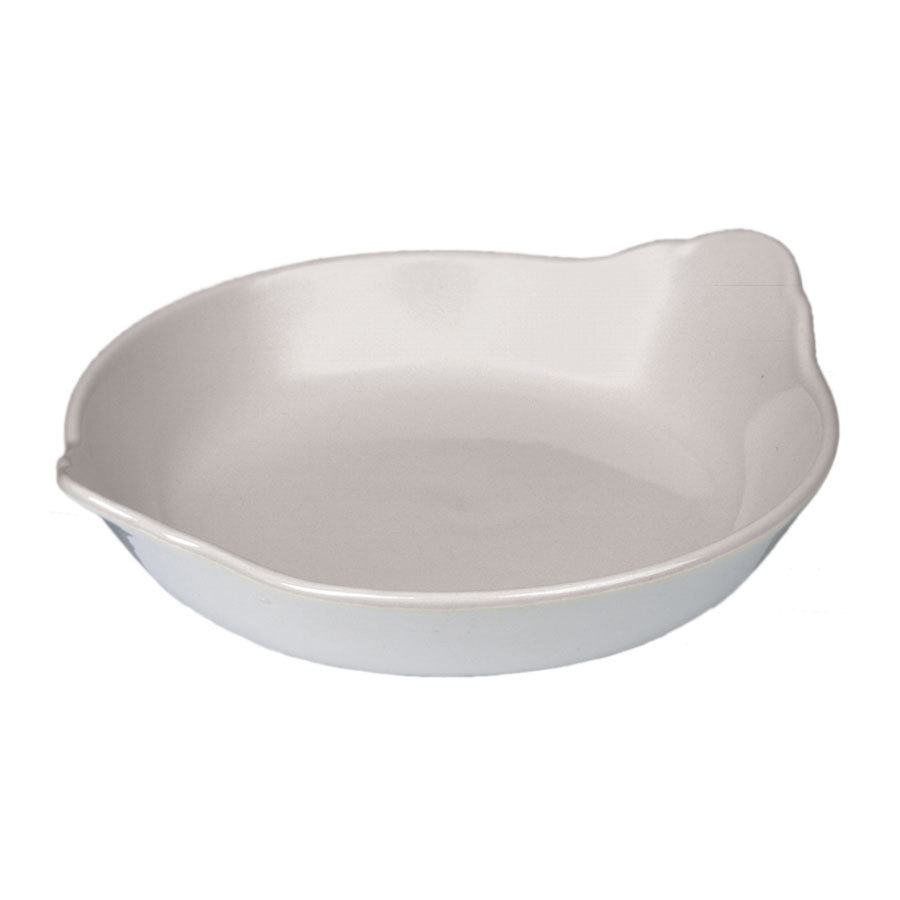 Steelite Simplicity Cookware Vitrified Porcelain White Round Eared Dish 78cl