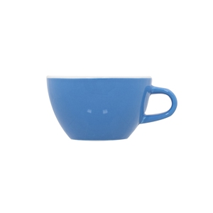 Superwhite Café Porcelain Sky Blue Bowl Shaped Cup 28.5cl 10oz