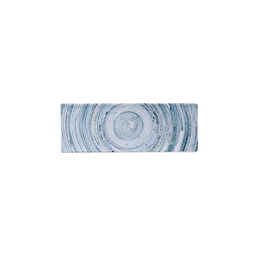 Churchill Elements Vitrified Porcelain Coast Blue Oblong Plate 25x8.8cm