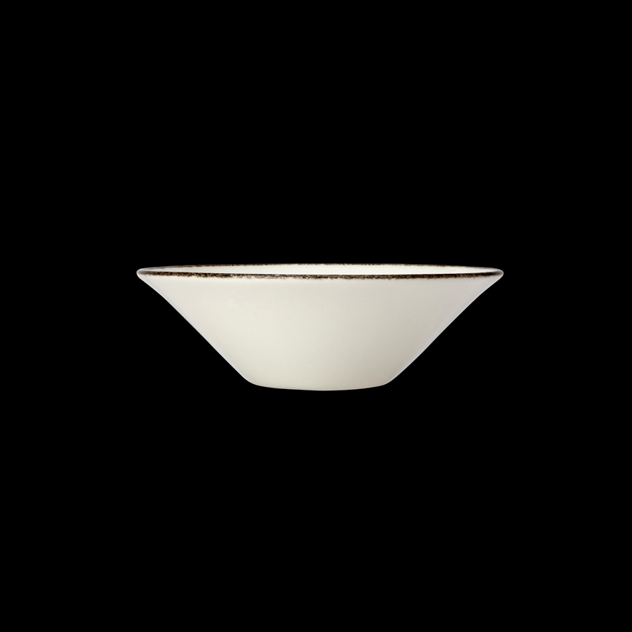 Steelite Charcoal Dapple Vitrifird Porcelain Round Essence Bowl 20.25cm 8 Inch