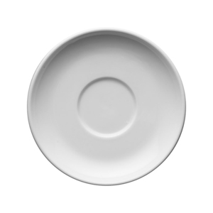 Superwhite Porcelain Round Saucer 14cm For Italian Cup BH594