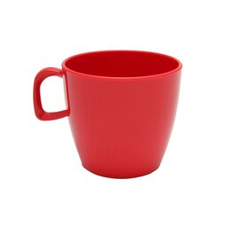 Harfield Polycarbonate Red Handled Cup 220ml
