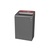 Rubbermaid Recycling Station 125L Red Plastic
