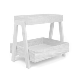 Nokte Skyline White Oak Stand With Two Trays