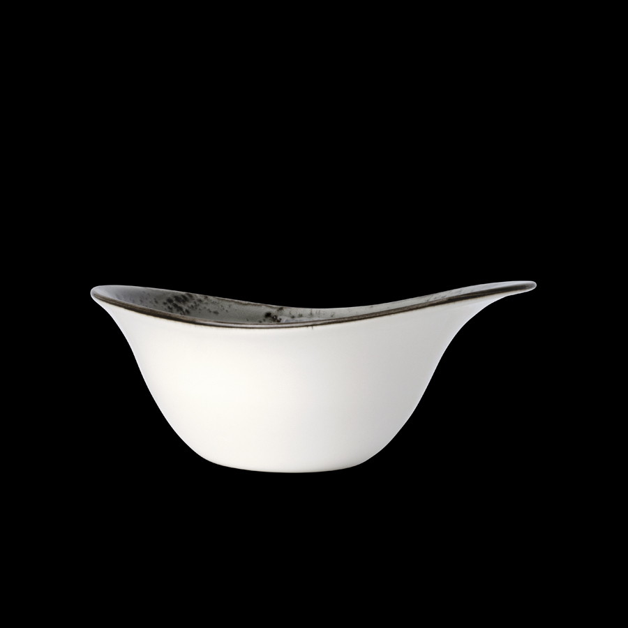 Steelite Urban Vitrified Porcelain Smoke Grey Round Bowl 18cm 39.5cl
