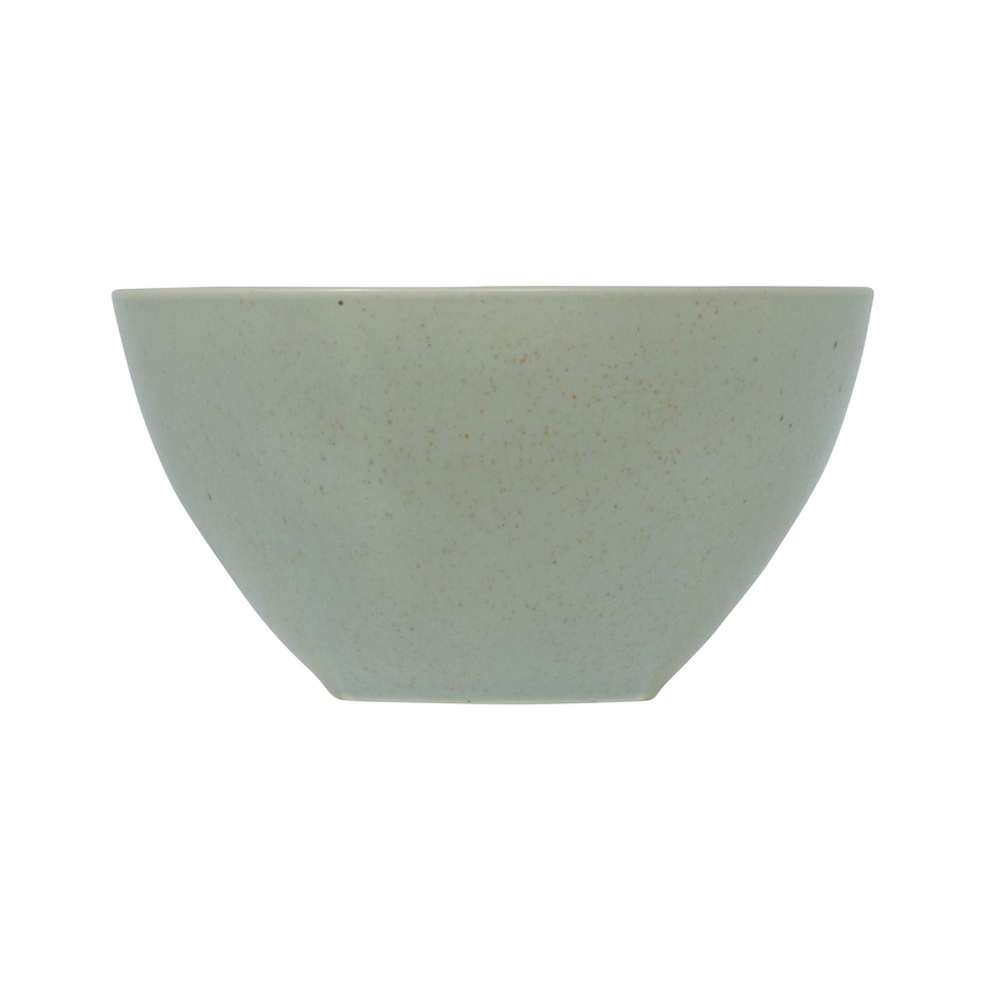 Artisan Serene Vitrified Stoneware Green Round Deep Bowl 15.5cm