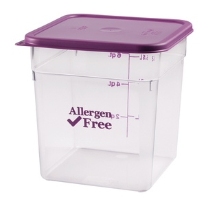 Cambro Camsquare Storage Container Allergen-Free Polycarbonate 7.6ltr