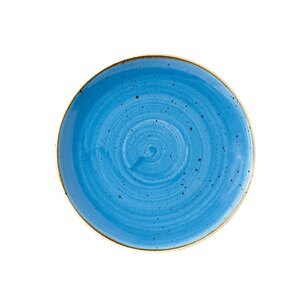 Churchill Stonecast Vitrified Porcelain Cornflower Blue Small Coupe Bowl 18.2cm 42.6cl 15oz