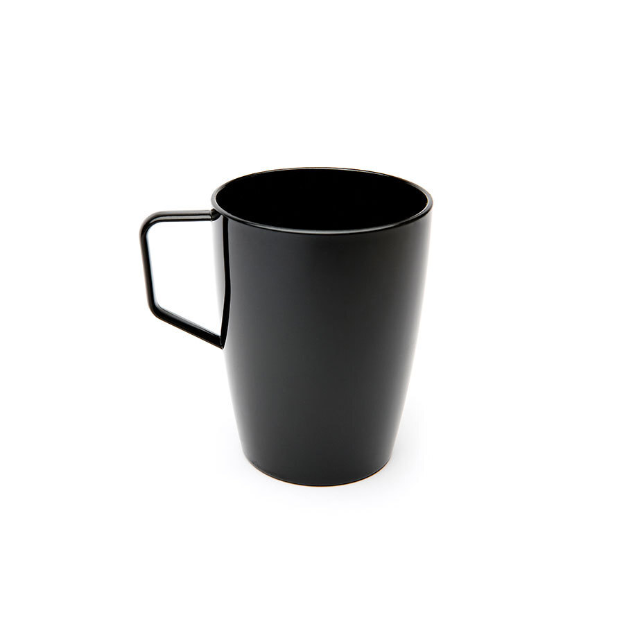 Handled Mug Black Polycarbonate 28cl