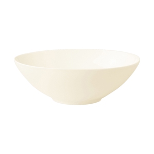 Rak Ivoris Finedine Vitrified Porcelain White Oval Salad Bowl 16x11cm