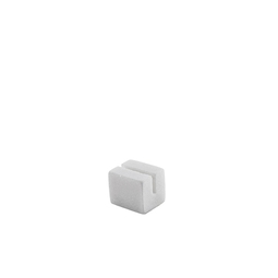 GenWare White Marble Rectangular Sign Holder 3x2.5x2.5cm