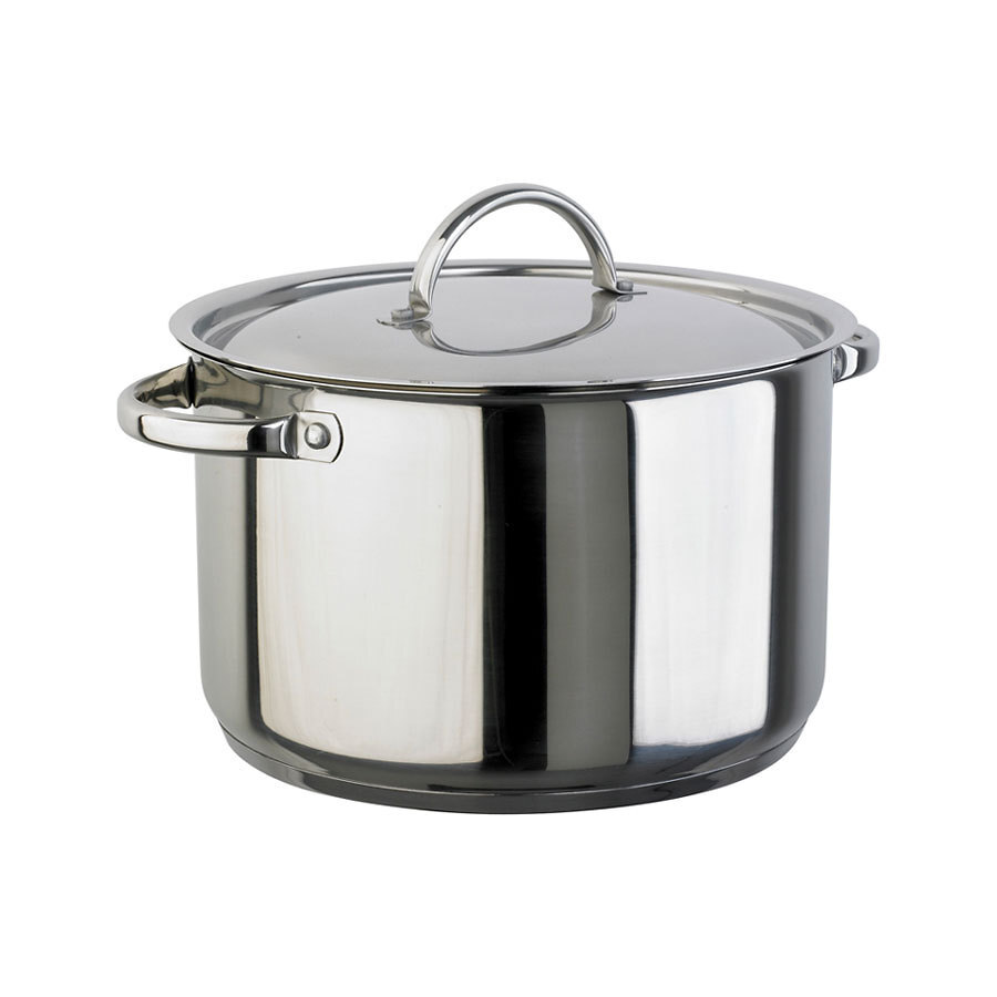 Prepara Stewpan Light Duty Stainless Steel 5ltr 24cm With Lid
