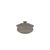 Churchill Stonecast Vitrified Porcelain Peppercorn Grey Round Lidded Stew Pot 43cl 14oz