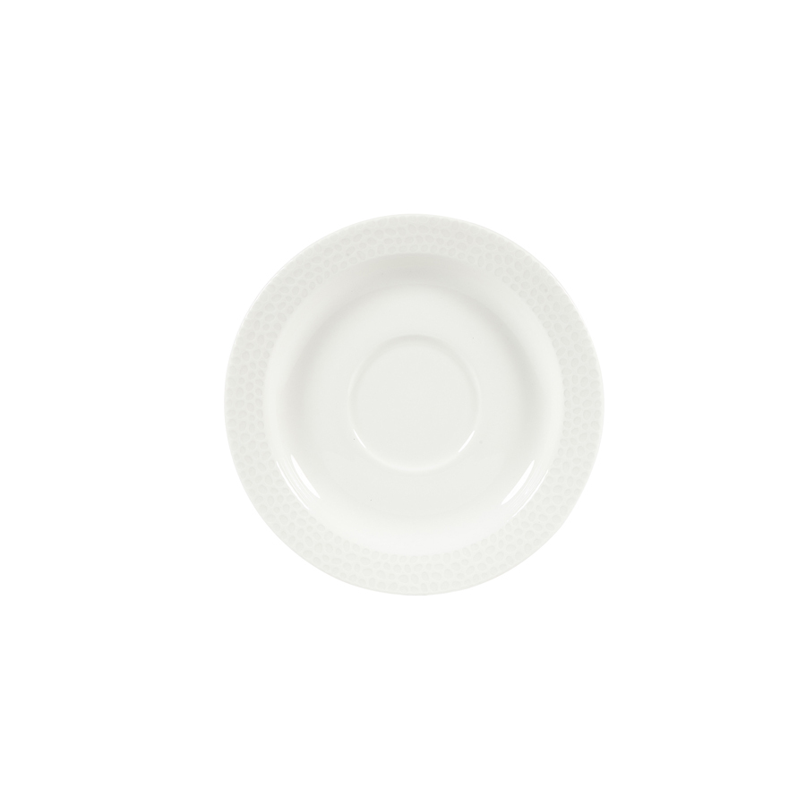 Churchill Isla Vitrified Porcelain White Round Saucer 15cm