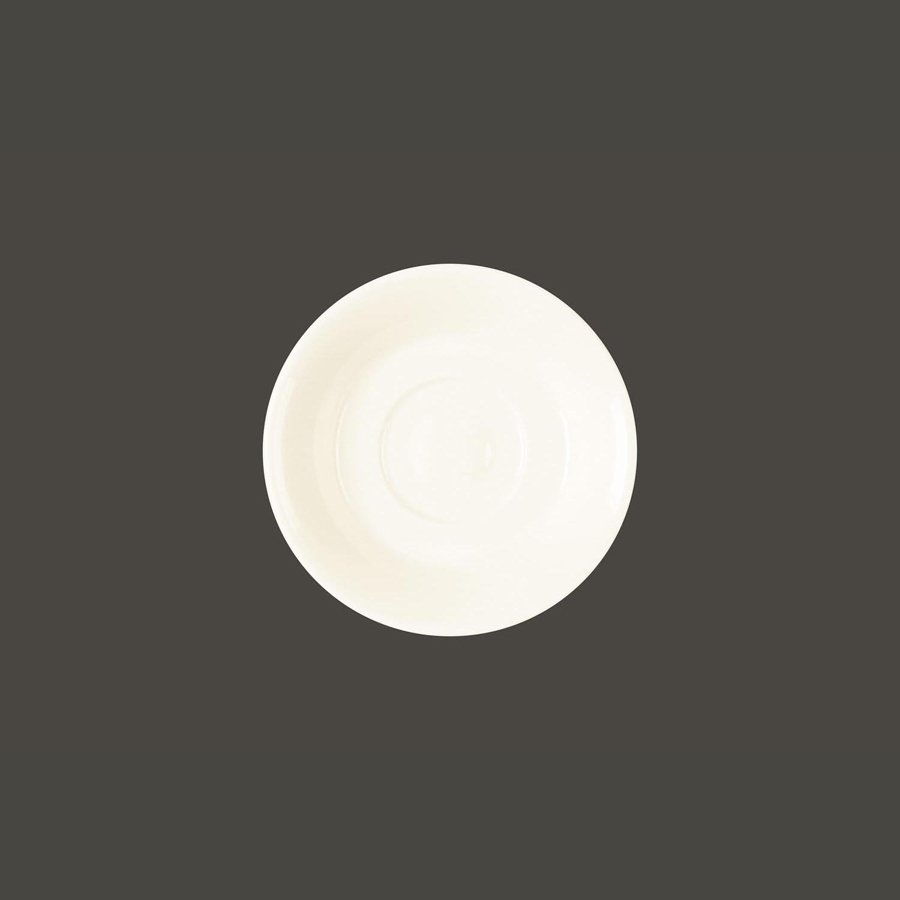 Rak Ivoris Finedine Vitrified Porcelain White Round Saucer 15cm For S679/20 & S679/25