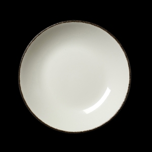 Steelite Charcoal Dapple Vitrifird Porcelain Round Coupe Bowl 25.25cm 10 Inch