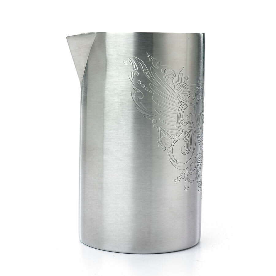Barfly Wing Themed Double Wall Stainless Steel Mixing Tin 21oz