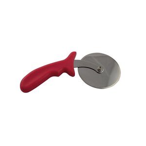 Pizza Cutter Red Handle Stainless Steel Blade 4in