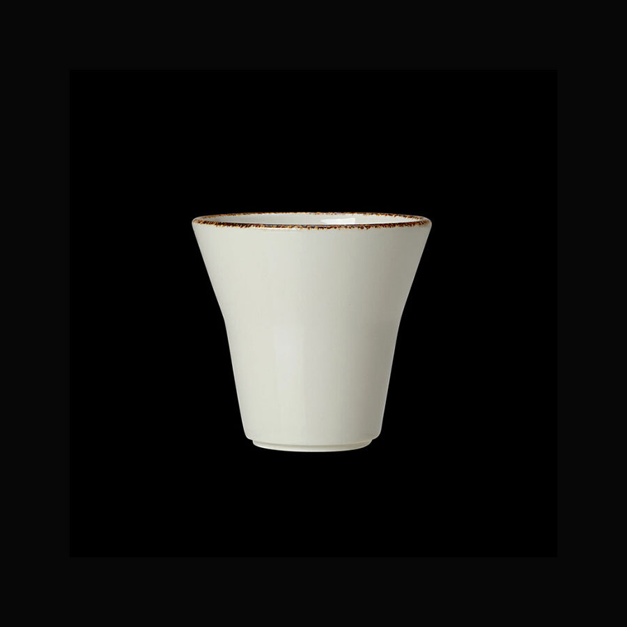 Steelite Brown Dapple Vitrified Porcelain Round Stackable Bowl LiV 9cm 8oz