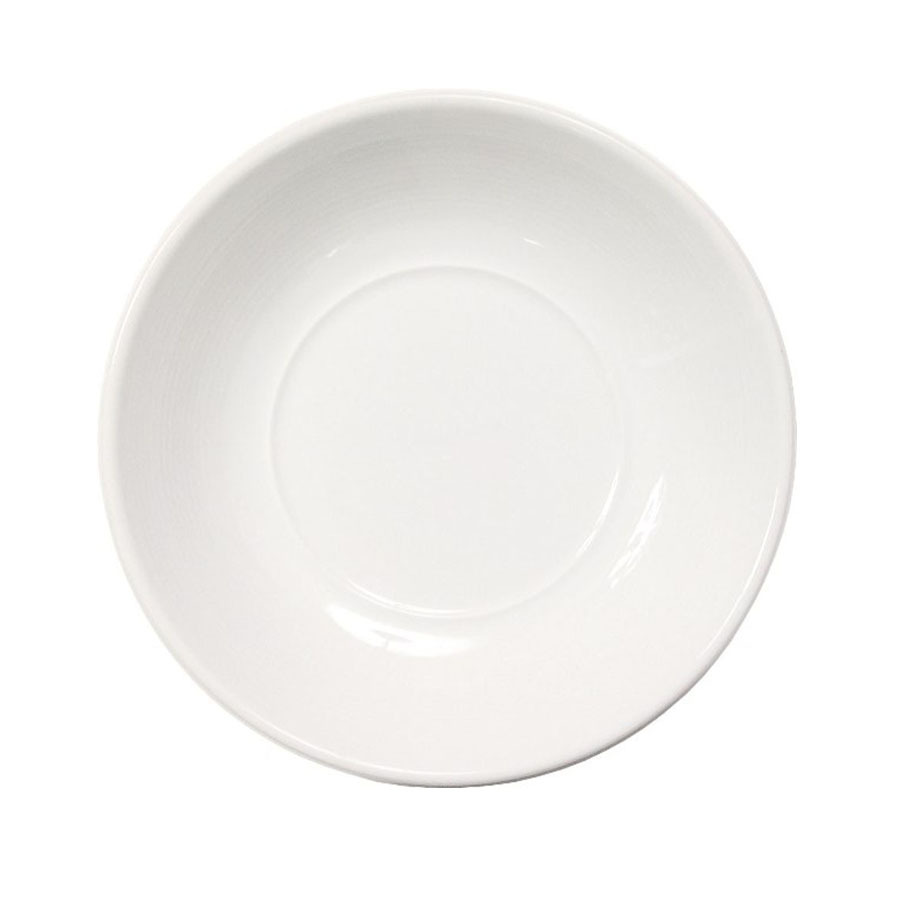 Rene Ozorio Aura Gourmet Vitrified Porcelain White Round Saucer 12cm