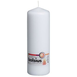 Bolsius Pillar Ivory 56 Hour Burn Candle 20x7cm