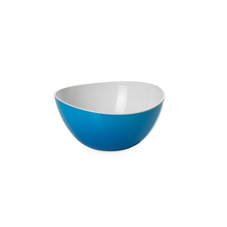 Blue & White 20cm Curved Acrylic Display Bowl