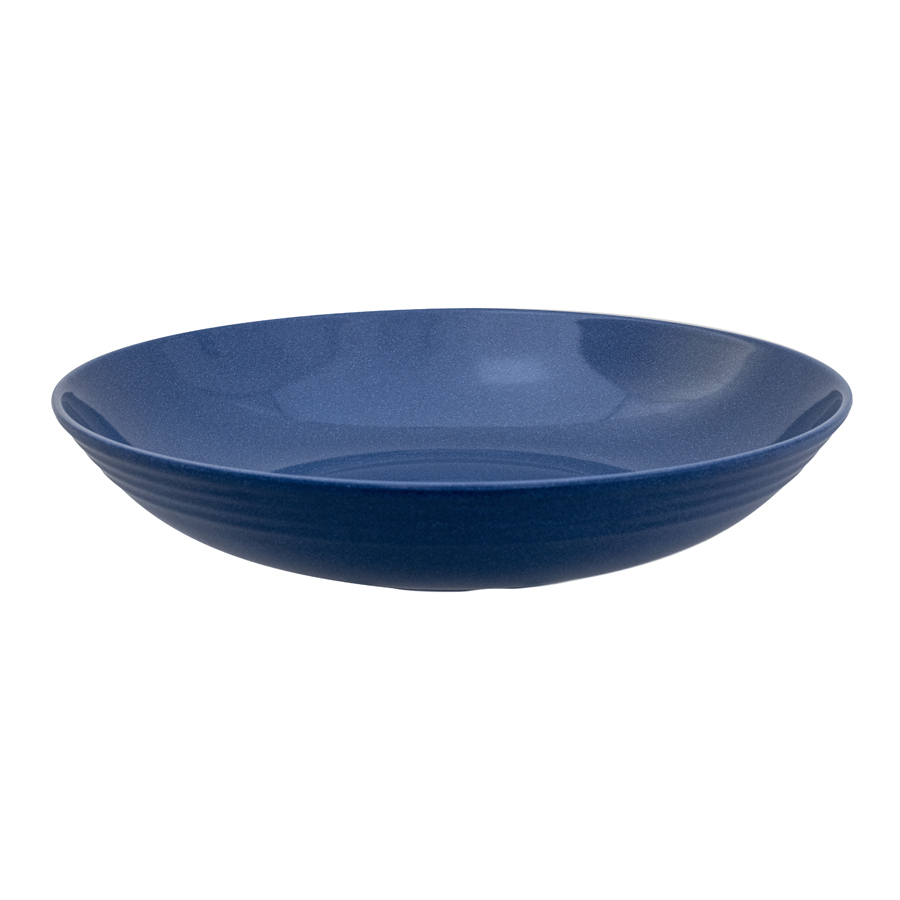Mirage Savanna Melamine Blue Speckle Round Buffet Bowl 39cm