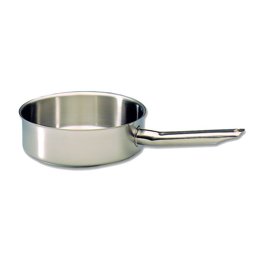 Matfer Bourgeat Excellence Saute Pan Stainless Steel No Lid 28cm