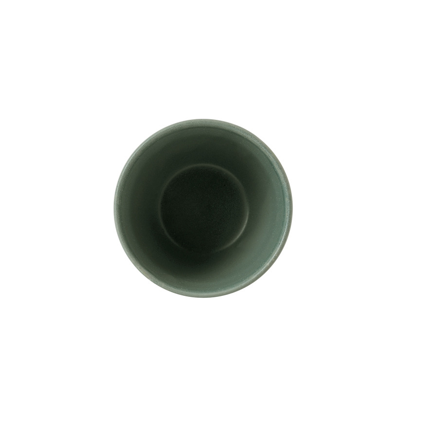Churchill Nourish Vitrified Porcelain Andorra Green Round Contour Chip Mug 10cm 29cl 11oz
